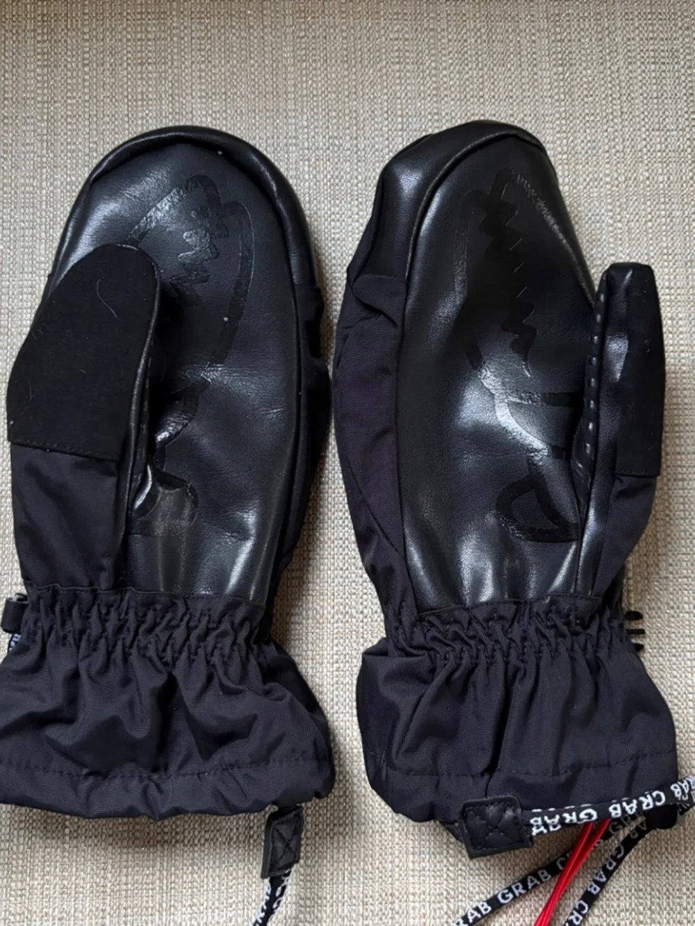 Crab Grab Youth Waterproof Mitts Boys Large